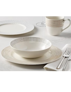 Plato trinche Noritake de porcelana