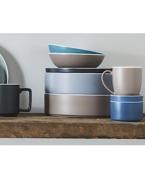 Ensaladera Noritake ColorTrio café