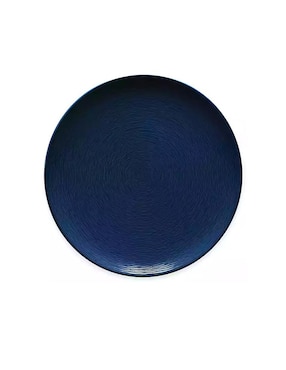 Plato Trinche Noritake Non Swirl Azul Marino