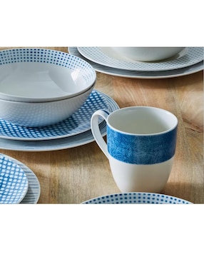 Taza Noritake 443 Mililitros Hammock azul