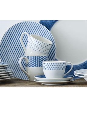 Taza Noritake 443 Mililitros Hammock azul