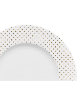 Plato base Noritake Hammock café de porcelana