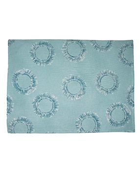 Mantel individual rectangular de algodón Luxury Linens