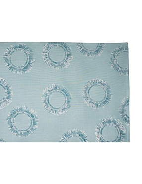Mantel individual rectangular de algodón Luxury Linens
