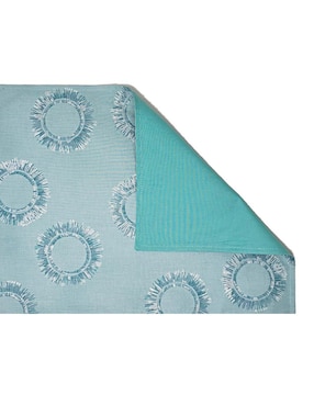 Mantel individual rectangular de algodón Luxury Linens