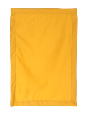 Mantel individual rectangular de algodón Köstlich Sólido Cúrcuma