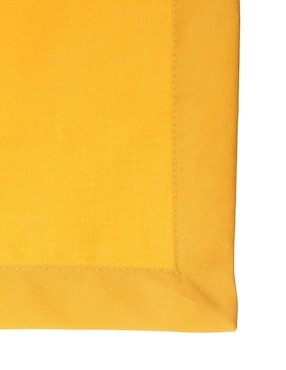 Mantel individual rectangular de algodón Köstlich Sólido Cúrcuma