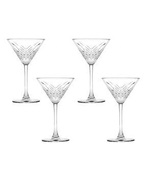 Set De 4 Copas Martini Pasabahce Timeless