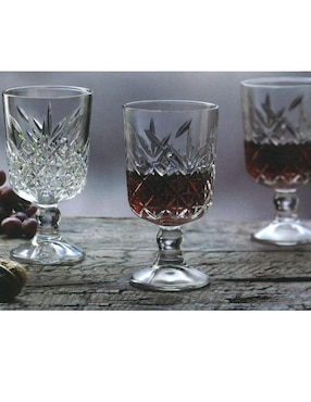 Set de copas para vino Pasabahce de vidrio