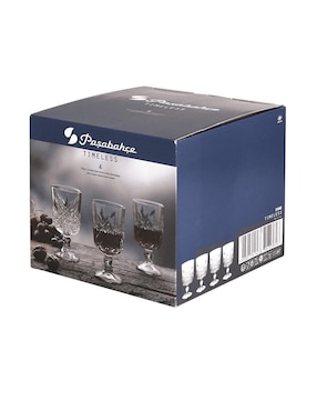 Set de copas para vino Pasabahce de vidrio