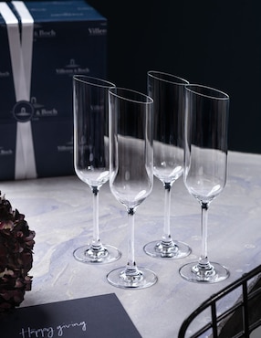 Set de copas para flauta Villeroy & Boch de cristal