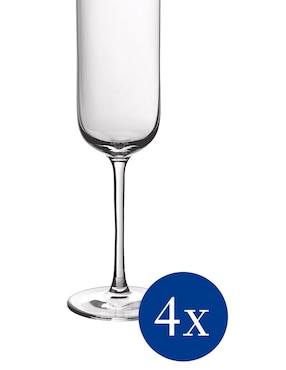 Set de copas para flauta Villeroy & Boch de cristal