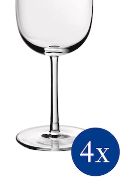 Set de copas para vino Villeroy & Boch de cristal