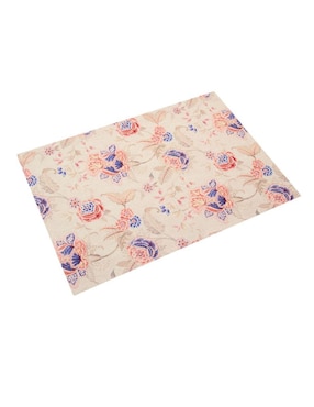 Mantel individual rectangular de algodón Dalfiori Chenoa