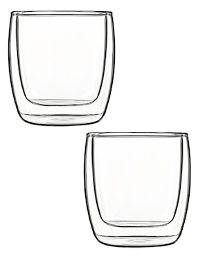 Set De 2 Vasos Luigi Bormioli Michelangelo