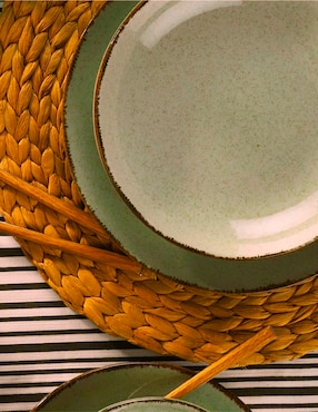 Plato ensalada Pearl Color X de porcelana