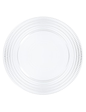 Plato base N Narrative de vidrio