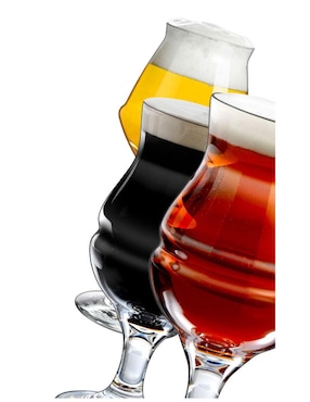 Copa universal Borgonovo Bier Sommelier Ale de vidrio soplado
