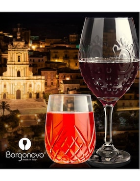 Copa universal Borgonovo Baroque de vidrio