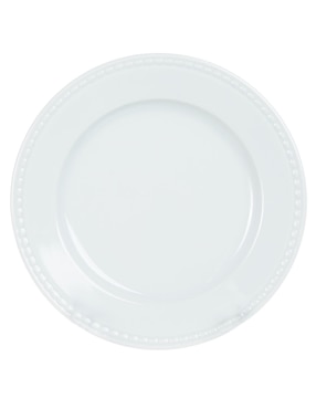 Plato pan Vista Alegre Perla de porcelana