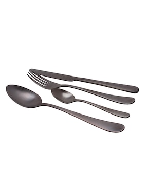 Set cubiertos Crown Baccara de acero inoxidable 24 piezas