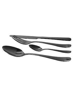 Set cubiertos Crown Baccara de acero inoxidable 48 piezas