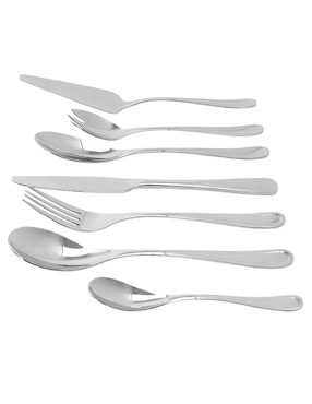 Set cubiertos Crown Baccara de acero inoxidable 45 piezas