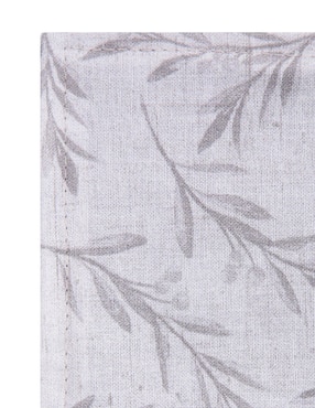 Mantel individual rectangular de algodón Luxury Linens Olive Palm
