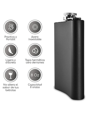 Licorera Bazzeff forma rectangular