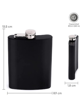 Licorera Bazzeff forma rectangular