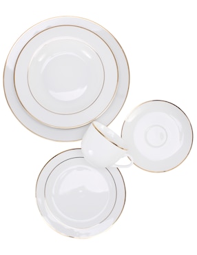Vajilla Köstlich Marselle de porcelana para 8 personas