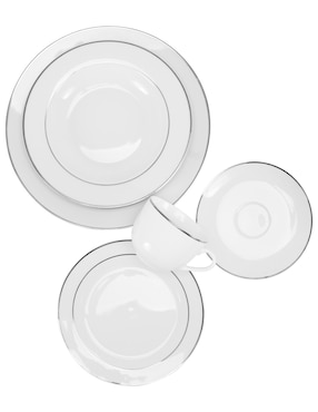 Vajilla Köstlich Santorini de porcelana para 8 personas