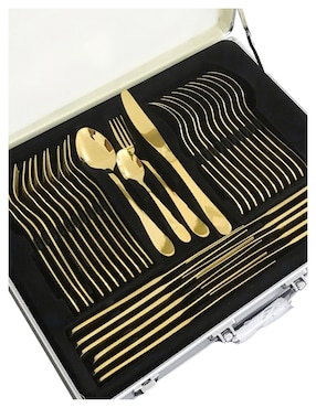 Set cubiertos Alzasi Gota de acero inoxidable 72 piezas