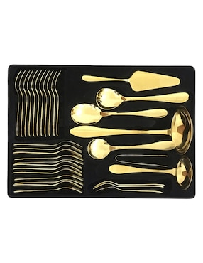 Set cubiertos Alzasi Gota de acero inoxidable 72 piezas
