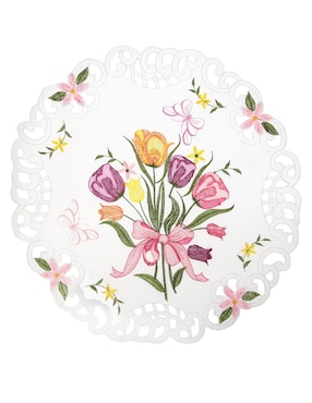 Carpeta redondo de poliéster Home Elegance Ayme