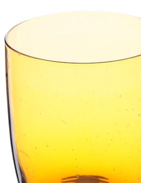 Vaso N Narrative Ámbar de vidrio