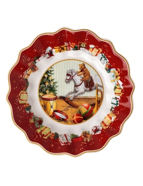 Platón navideño Villeroy & Boch Toys fantasy de porcelana
