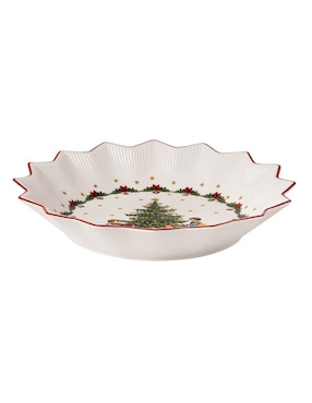 Platón navideño Villeroy & Boch Toys Fantasy de porcelana