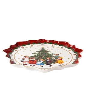 Platón navideño Villeroy & Boch Toys Fantasy de porcelana