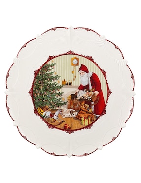 Platón navideño Villeroy & Boch Toys fantasy de porcelana