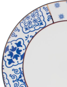 Vajilla cerrada N Narrative Borja de porcelana para 4 personas
