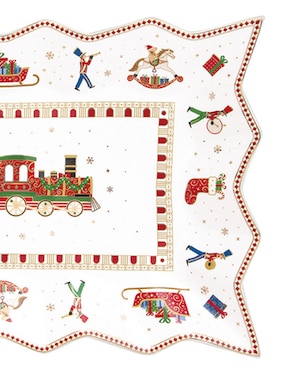 Platón navideño N Narrative Polar Espress de porcelana