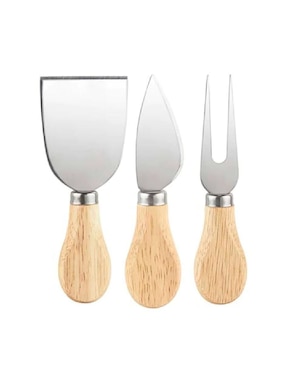 Set tabla para queso Storyland de madera
