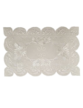 Mantel Individual Rectangular Blanme Magarza