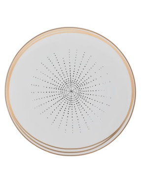 Plato trinche Bernardaud Aboro de porcelana