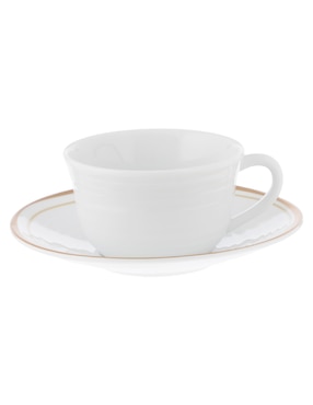 Taza Terno Bernardaud Albatre 2 Piezas