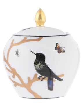 Azucarera Bernardaud Aux Oiseaux de porcelana