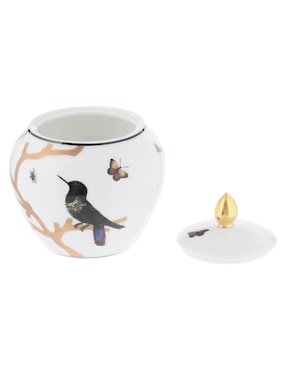 Azucarera Bernardaud Aux Oiseaux de porcelana