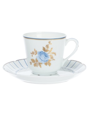 Taza Terno Bernardaud Espresso Brocante 2 Piezas