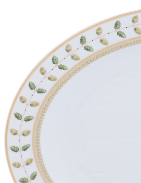 Platón Bernardaud Cosntance de porcelana